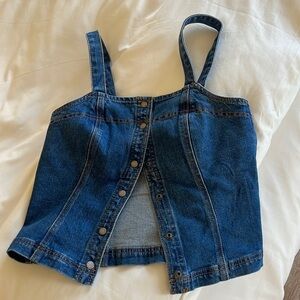 Summer jean top